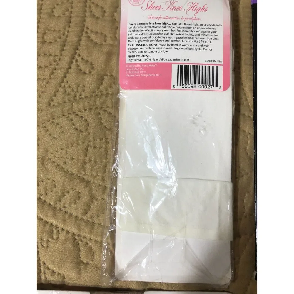 Lot of 4 VTG Pantyhose Hosiery Nurse Mates George Daysheer Mayer Nylon Sheer NOS
